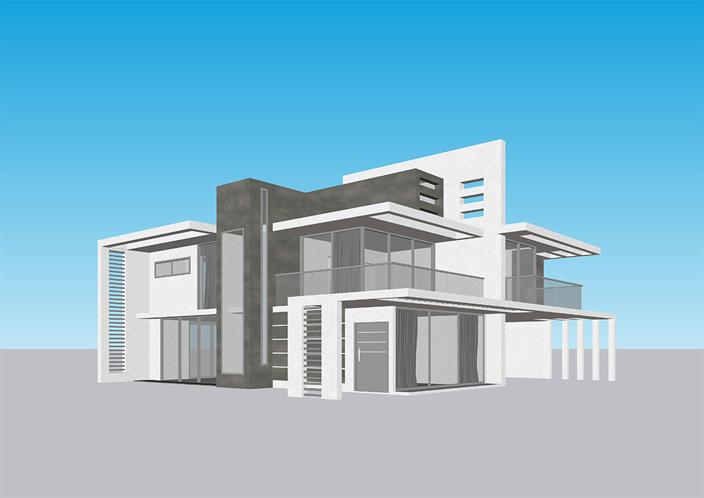 建筑精细渲染 控制图参考